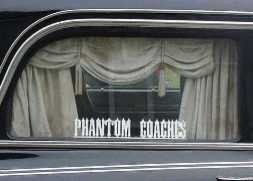 Phantom Coaches Hearse Club name plate